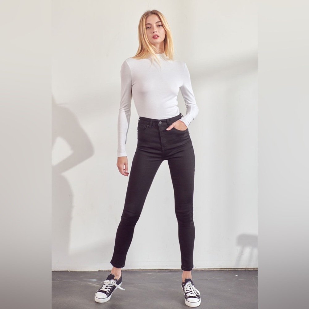 KanCan high rise black skinny jeans
